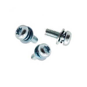 สกรูหัว Torx แบบ DIN7985 ISO7045 ผลิตจากเหล็กกล้าคาร์บอน พร้อมแหวนล็อคแบบสปริงและแหวนรองธรรมดา - Product Image 2