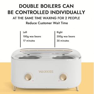 Tốt Nhất Bán 1000Ml * <span class=keywords><strong>2</strong></span> Đôi Nồi Tóc Loại Bỏ Sáp Máy Nhanh Chóng Làm Nóng Sáp Nóng Trắng Sáp Làm Lông Ấm Hơn - Product Image 5