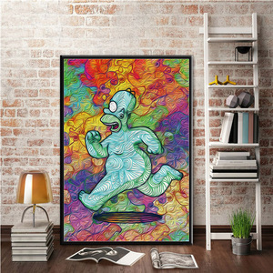Pósteres y Cuadros de Dibujos Animados, Pintura en Lienzo, Arte de Pared, Cuadro Decorativo - Product Image 3
