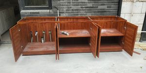 Meuble de cuisine extérieur moderne tout en aluminium, écologique, avec évier, armoire de base autoportante à double porte pour villa, salle à manger, patio, barbecue - Product Image 6