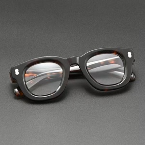 Montature Ottiche in Acetato di Alta Qualità, Occhiali Vintage Unisex, <span class=keywords><strong>Design</strong></span> di Marca, Montatura Piccola per Signore - Product Image 3