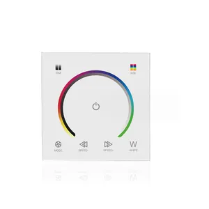 DC12V Colorful Light With RGB Controller 86 Panel Touch Switch 144W Touch Screen Dimmer