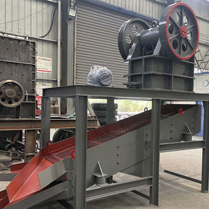 Petite machine de concassage de pierres de carrière mobile, concasseur à mâchoires portable avec moteur diesel - Product Image 3