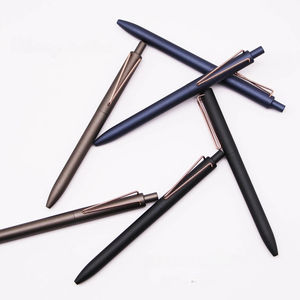 Haute Qualité Personnalisé Noir Publicité Stylo À Bille Sport Style 0.5mm Bureau D'affaires Papeterie Logo Imprimable En Plastique - Product Image 5