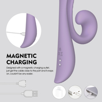 WINYI WK0047 Rabbit Vibrator für Frauen Wasserdichter Silikon G-Punkt Klitoris-Stimulator Multi-Vibration USB Sexspielzeug