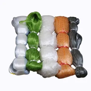 Factory Monofilament Nylon Polyester PE Knotted Fishing Net With Many Size