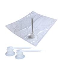 Sac en PE blanc laiteux à haute barrière - Sac BIB de 10 L - Emballage composite pour yaourt liquide et lait
