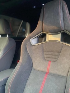 Sedili da Auto in Fibra di Carbonio Universali Regolabili di Alta Qualità in Pelle PVC per Simulatore di Corse - Product Image 5