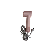 Sèche-cheveux filaire 1500W, 110000 tr/min, séchage rapide, diffuseur magnétique, concentrateur, professionnel, léger, ionique, unisexe, rose