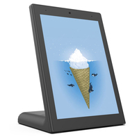 Pantalla Digital de Señalización de Escritorio de 10 Pulgadas, Tableta Android con Pantalla Táctil Capacitiva en Forma de L, Tableta Android Interactiva con Pantalla Táctil de 10.1 Pulgadas y WIFI