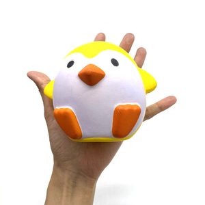Jouets anti-stress en PU en forme de <span class=keywords><strong>poussin</strong></span>, à remontée lente, personnalisables avec logo, pour enfants et adultes, cadeaux promotionnels sur le thème de la ferme - Product Image 2