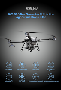 BROUAV 80L 120L High Compatibility Farming Drone For Spray Various Liquid And Solid Materials In Agriculture - Product Image 3
