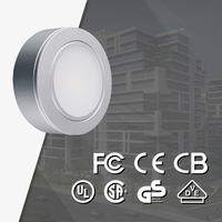 Armoire ronde led en aluminium dc12v ultra mince cct cob mini spot 2w 3w