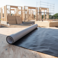 Membrane de toiture respirante et imperméable en HDPE PP non tissé, résistante à la moisissure et aux UV, pour la réparation des toitures, des murs et des maisons