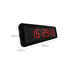 Hong Hao Low-cost Basse Tension Grande Horloge Numérique Affichage LED Télécommande Intérieure Simple Face LED Rouge Minuterie En Gros - Product Image 1