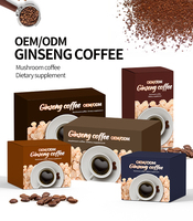 Prix d'usine OEM Dynamisez votre marque avec un mélange de champignons personnalisé Shilajit Café instantané pour stimuler les ventes maintenant 30 portions