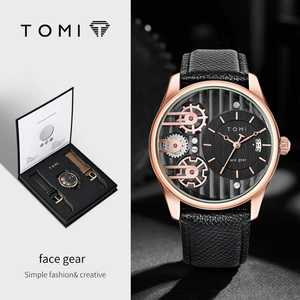 Reloj de Cuarzo TOMI T106 para Hombre, Diseño Hueco, Correa Moderna, Estilo Casual, Caja de Regalo, Gran Venta 2026 - Product Image 1