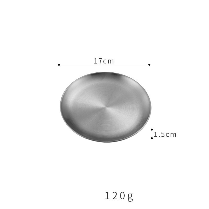 Plato de plata-17CM