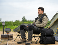 Sac à dos tactique de pêche imperméable en polyester 600D Molle Uhmpe Kevlar pour la chasse, le camping et les activités de plein air pendant 3 jours