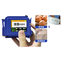 Usine directe Portable Mini imprimante multicolore portable Machine d'impression de cartes de papier de carton à jet d'encre Bouteille en plastique en verre Date