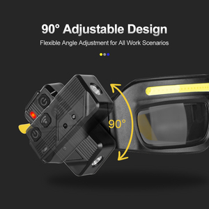 WOSEN Cob Led Waterproof IP54 Warning <b>Work</b> Headlamp Multi Function <b>Rechargeable</b> Portable Durable Outdoor Safety Glasses <b>Light</b> - Product Image 4