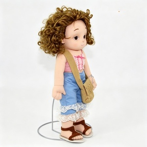 Muñeca de peluche personalizada, muñeca de tela suave, muñeca de trapo de peluche, niña, muñeca de pelo rizado, muñeco de peluche de personaje, muñeca de moda de peluche. - Product Image 2