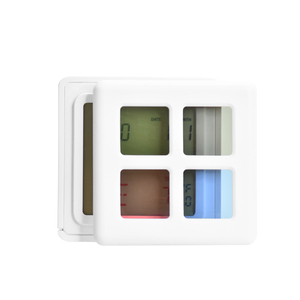 Mới nhất phong cách thời trang sáng tạo đầy màu sắc <span class=keywords><strong>LCD</strong></span> hiển thị kỹ thuật số Đồng hồ với chủ Bút nhiệt độ điện thoại đứng bảng đồng hồ báo thức - Product Image 3