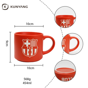 Mug en céramique personnalisé avec logo de club de football, couleur mate, gravure au laser, tasse à café - Product Image 4