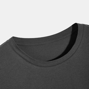 Wholesale 190 Grams Cotton Men t Shirt Heavy Weight Tshirt Custom Embroidery logo Blank Men's T-shirts - Product Image 5