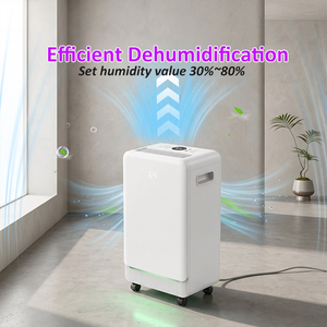 JJPRO Greenfly Energy Saving Portable Moisture Absorber for House Apartment Basement 10L 12L/Day <b>Dehumidifier</b> - Product Image 2