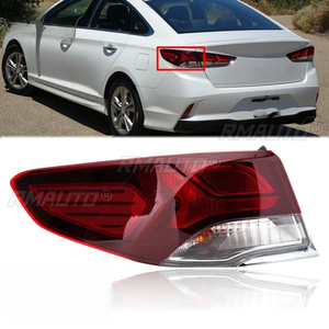 Pour Hyundai Sonata 2018-2019, feux de jour à LED, feux antibrouillard étanches, ensemble de feux arrière de voiture 92401C2500 HY2804153 - Product Image 2