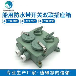 Caja de Conexiones Doble Hermética con Interruptor para Uso Marino Bozhou, CZXS 792832 - Product Image 5