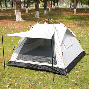 Tente imperméable robuste - Abri de camping toutes saisons, tente de randonnée portable en tissu Oxford à montage rapide pour les aventures en plein air - Product Image 1