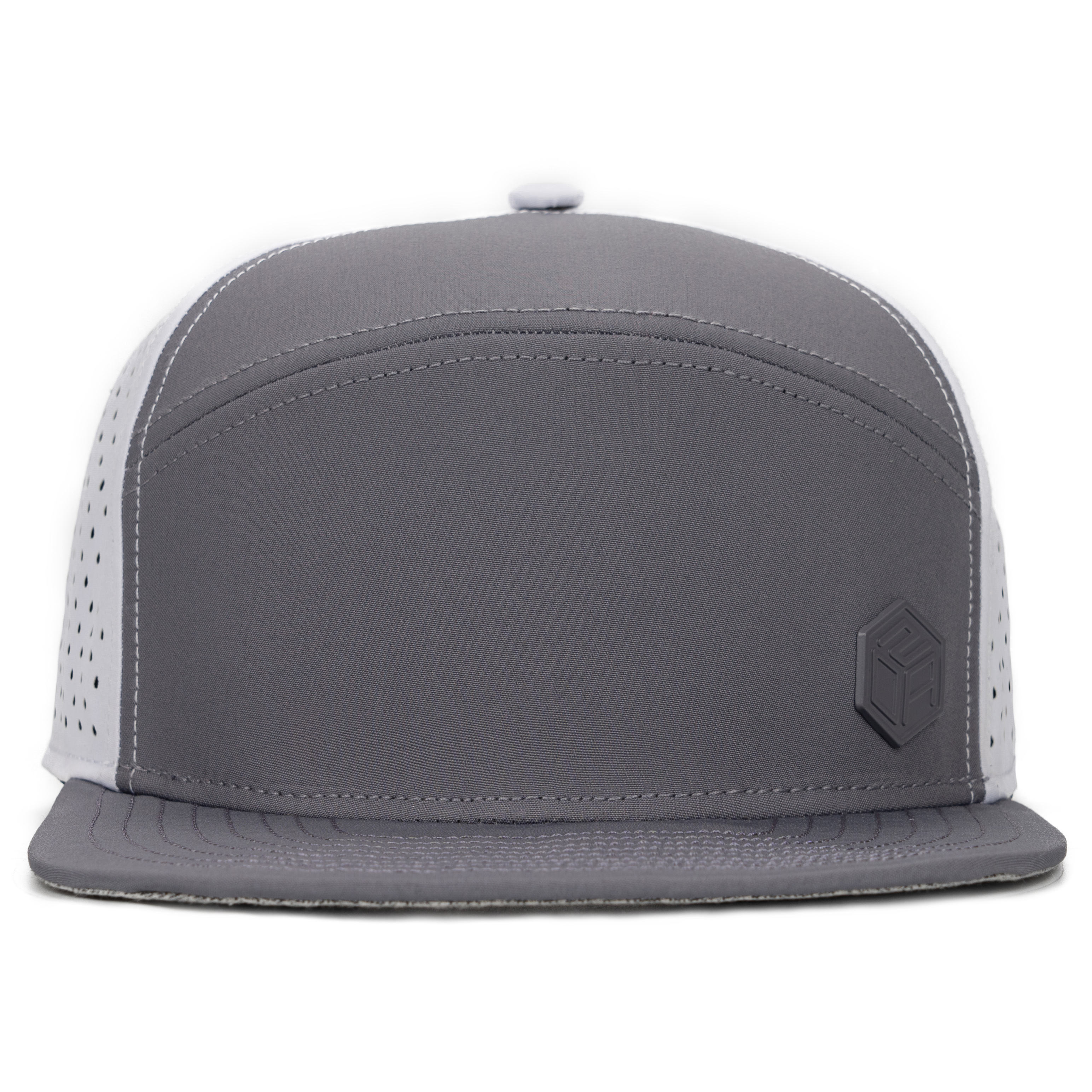 Gris foncé et blanc