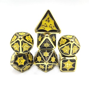 Juego de Dados Metálicos Poliédricos DND en Oferta, con Esquinas Redondeadas, Multifacéticos, <span class=keywords><strong>Serie</strong></span> Geométrica Galaxy, Ecológicos, 7 Piezas, para <span class=keywords><strong>Dungeons</strong></span> & <span class=keywords><strong>Dragons</strong></span> - Product Image 4