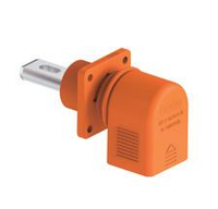 Connecteur de stockage d'énergie de batterie de prix usine 20 50A borne à prise rapide connecteur de câble de stockage d'énergie Orange ignifuge