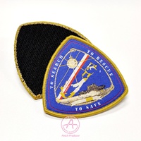 Écusson brodé à coudre sur fer sur vêtements Écusson tissé personnalisé Crochet et boucle Écusson LOGO personnalisé avec conception de presse à chaud
