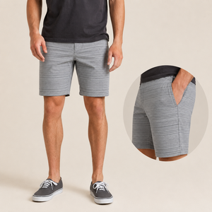 Custom Logo Men's Performance Golf Shorts Lightweight Stretch Knit Athletic Shorts Casual Activewear Shorts OEM Manufacturer - Product Image 1