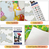Kit de Pintura de Diamantes, Perro con Diamantes de Vidrio, Bordado de Diamantes, Punto de Cruz, Mosaico de Diamantes 3D, Decoración para Sala de Estar con Diseño de Cachorro