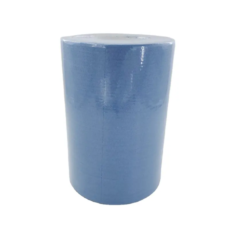 Wholesale Disposable industrial blue wipes roll,industrial nonwoven jumbo roll towels,Industrial Wiping Paper Cloth