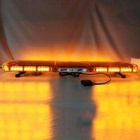 Barre lumineuse de signalisation à LED ambre super fine 3W, 12V-24V, lampe clignotante, étanche, accessoires d'éclairage automobile