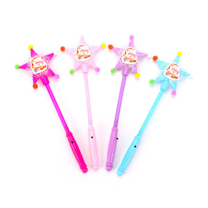 Bâtons lumineux en forme d'étoile de Noël, accessoires de fête clignotants en plastique pour les jeunes, commande manuelle, alimentés par piles, bâtons lumineux - Product Image 4
