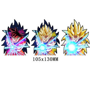 Dragon Cartoon Ball Lenticular Flip Anime 3D Motion Card Stickers Waterproof Anime Motion Sticker pour voiture - Product Image 3