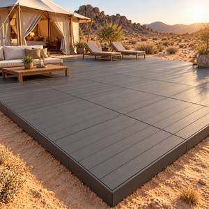 Plataforma Modular Prefabricada para Resort de Playa, con Estructura de Acero Galvanizado, Ajustable, Impermeable, para Exteriores, Directo de Fábrica - Product Image 5