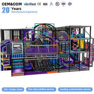 อุปกรณ์สนามเด็กเล่นในร่มแบบกำหนดเองสำหรับเด็ก พร้อมแผงอินเทอร์แอคทีฟ ชุดสนามเด็กเล่นในร่มพร้อมไฟ LED - Product Image 1