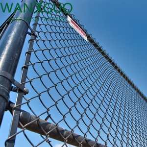 Economical Durable High Strength Galvanized Diamond <strong>Mesh</strong> Wire Chain Link <strong>Fence</strong> With Post - Product Image 3