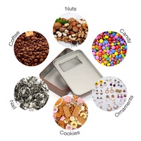 Boîtes en métal imprimées offset CMJN rectangulaires pour l'emballage de cadeau emballage cosmétique de boîte en métal cosmétique de fer-blanc de stockage d'outil de maquillage