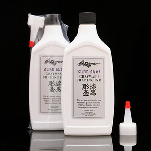 Encre de tatouage noire grande capacité 12oz 360ml, pigment gris pour l'outillage et le dégradé, pour artistes - Product Image 4