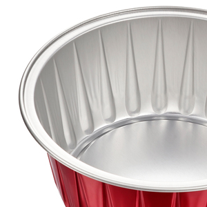 Xc Mini Bánh Chảo 5Oz Barquettes Nhôm <span class=keywords><strong>Container</strong></span> Pet Nắp Dùng Một Lần Cấp Thực Phẩm 125Ml Công Suất Cho Cheesecake Món Tráng Miệng - Product Image 4