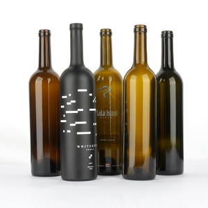 Hot bán 187ml <span class=keywords><strong>750</strong></span> <span class=keywords><strong>ml</strong></span> rõ ràng tái sử dụng rỗng nút chai/vít hàng đầu Champagne Bordeaux Burgundy Glass <span class=keywords><strong>Wine</strong></span> Bottle - Product Image 2